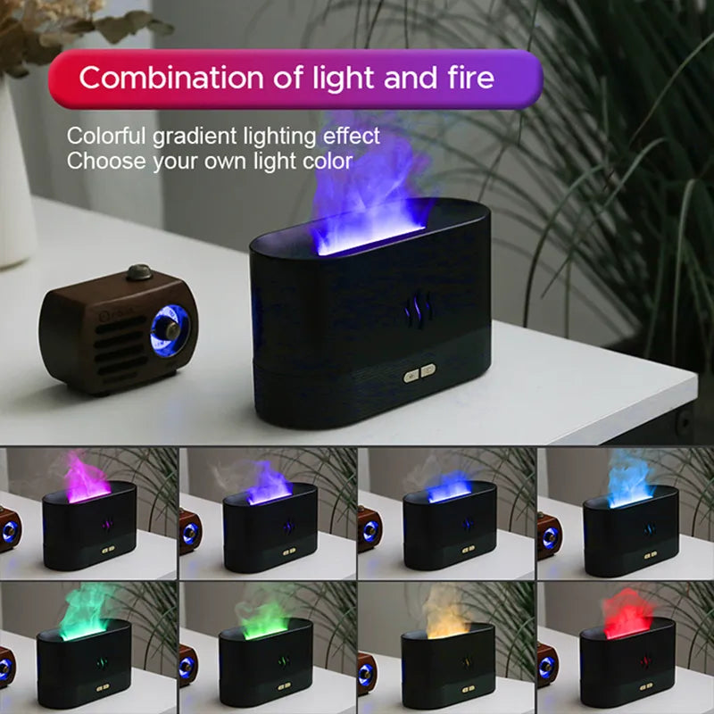 LED Flame Lamp Aroma Diffuser